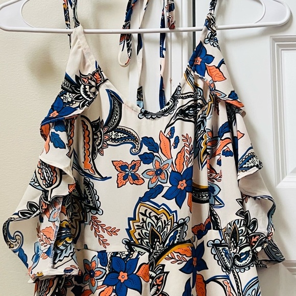 Nwtstunning multicolor romper size small - Picture 2 of 7